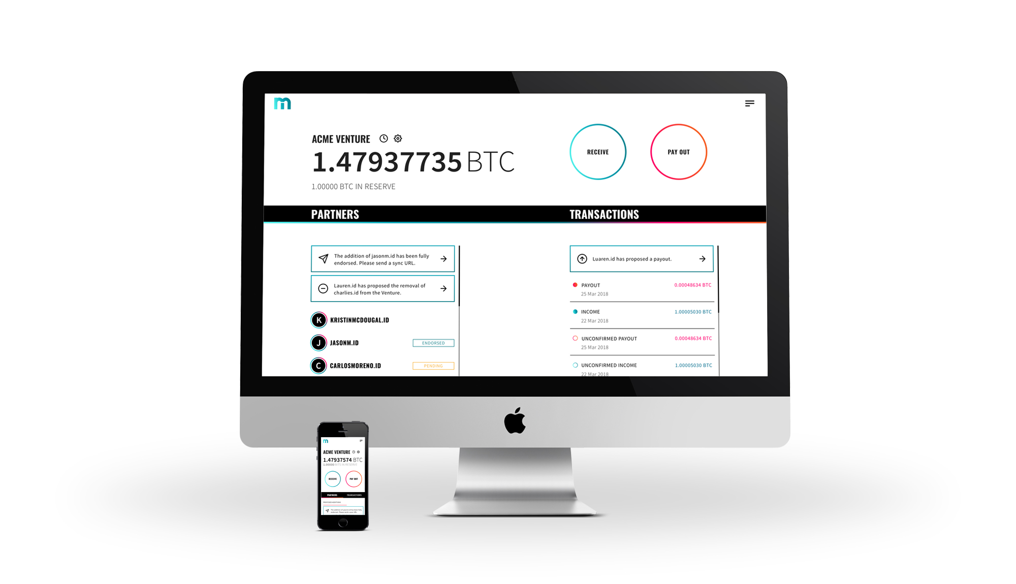 Misthos Desktop and Mobile